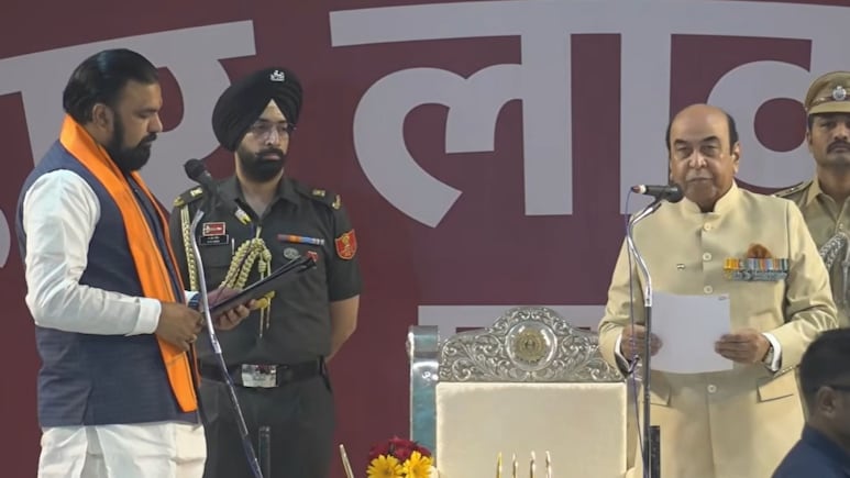 बिहार के नए सीएम बने सम्राट चौधरी, विजय चौधरी-विजेंद्र यादव ने ली डिप्टी सीएम पद की शपथ