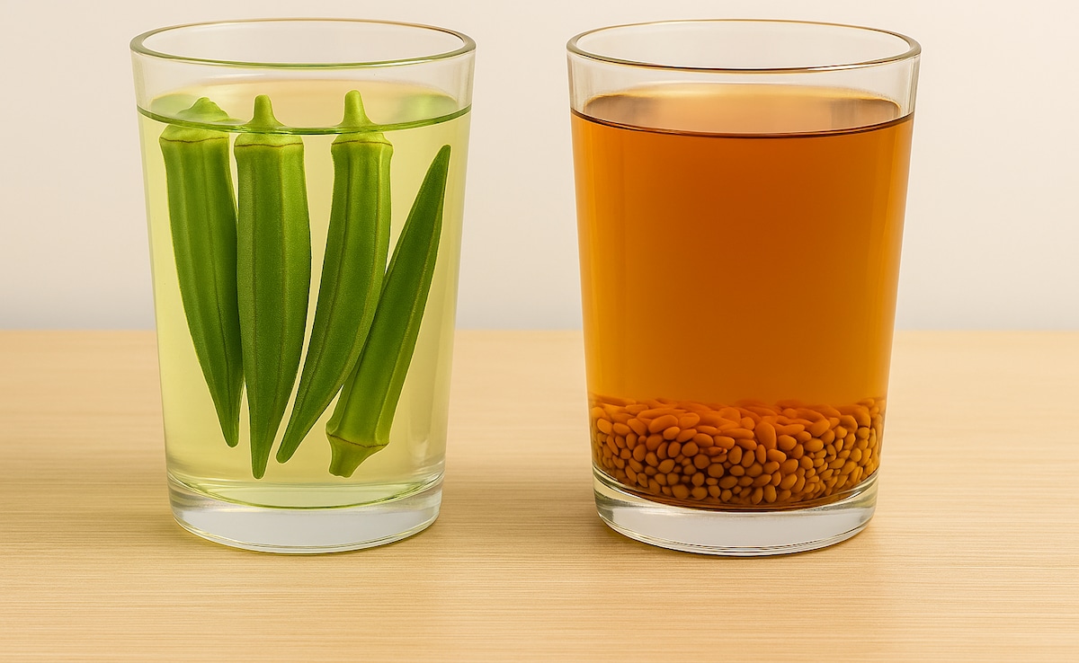 Okra water and methi water can help fatty liver when their dose and timing of consumption is kept in mind Okra water and methi water can help fatty liver when their dose and timing of consumption is kept in mind