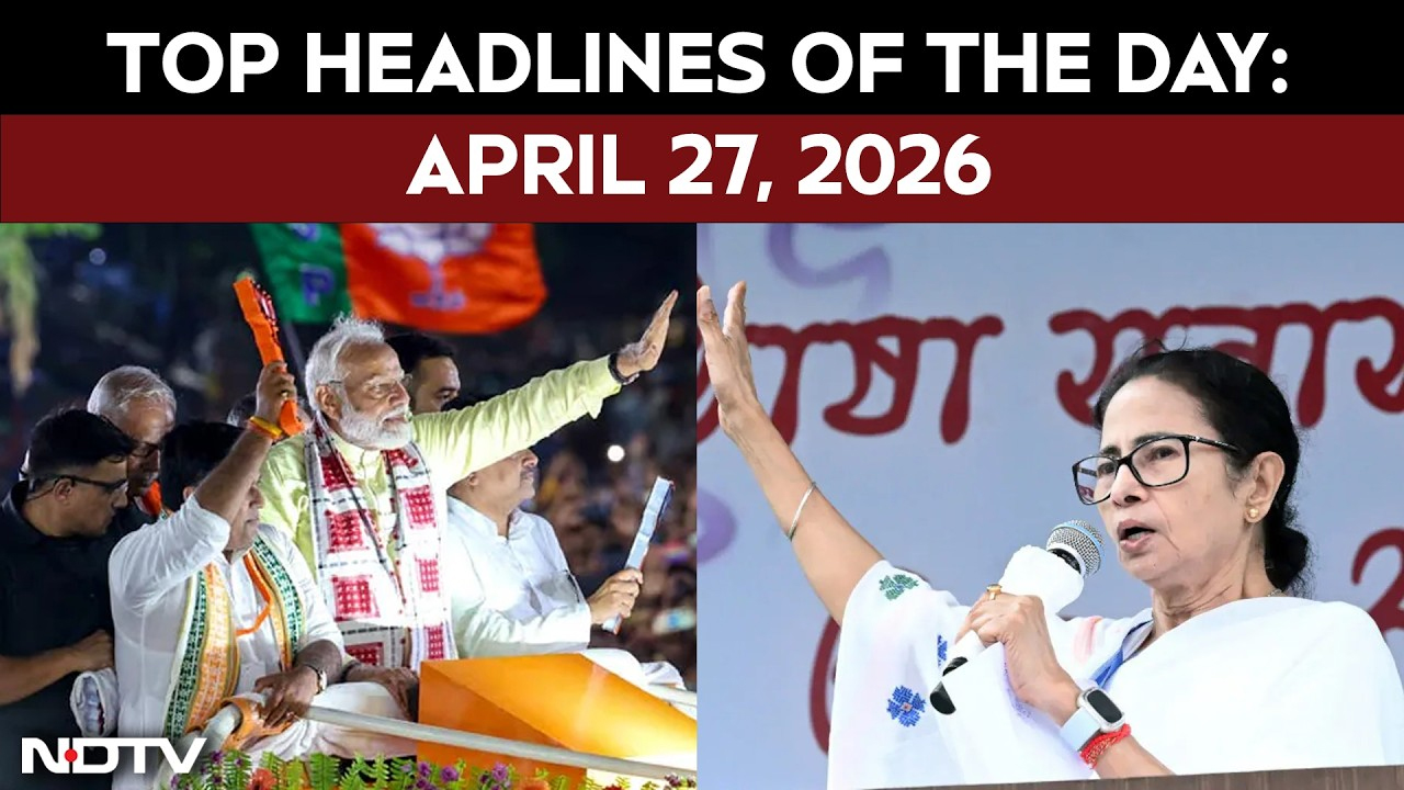 West Bengal Polls: Countdown To Phase 2 Of Voting Begins | Top Headlines