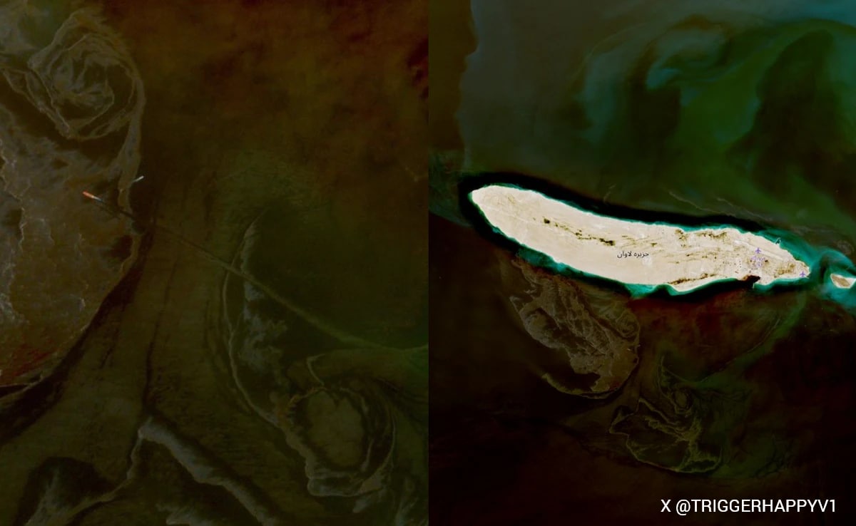 Oil Spills From US-Israeli War On Iran Are So Large They're Visible From Space