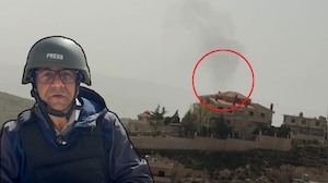 Smoke Billows After Israeli Attack On Lebanon, Captured On NDTV Camera