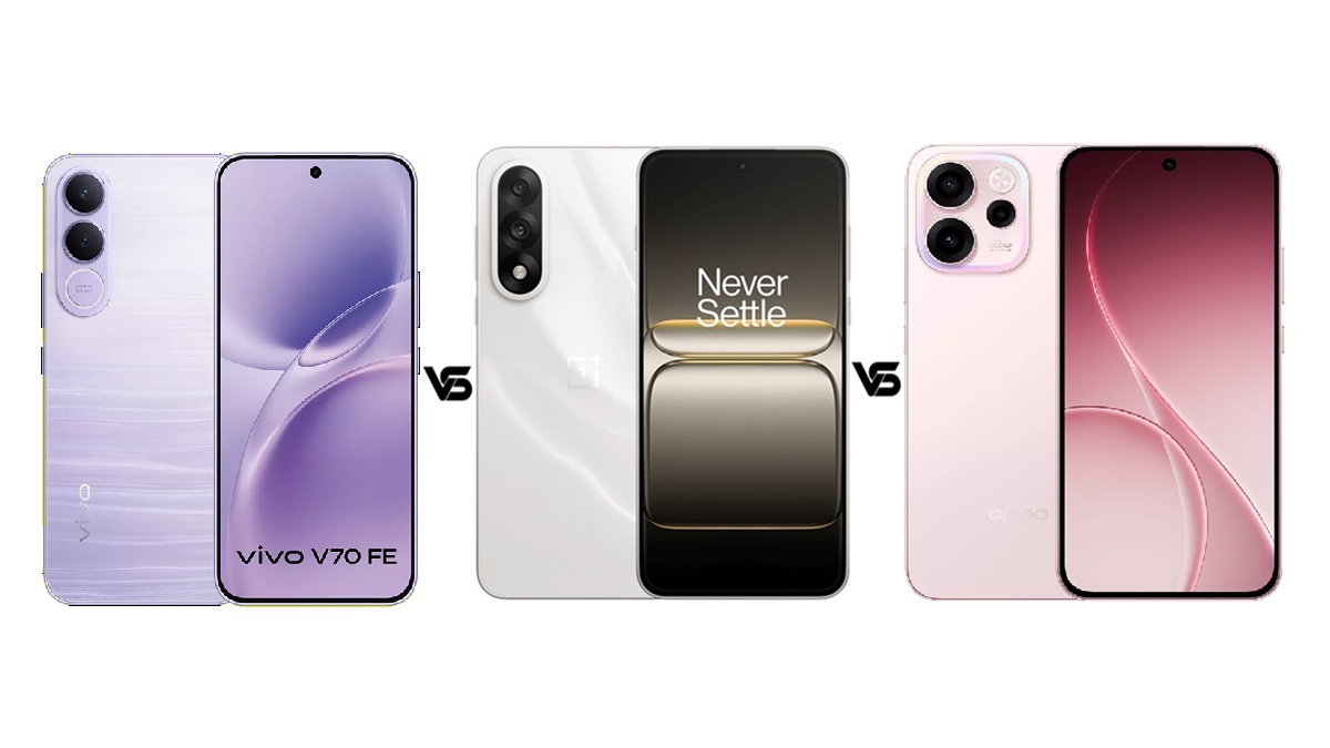 Vivo V70 FE vs Oppo Reno 15C 5G vs OnePlus Nord 5: जानें कौन सा फोन है बेस्ट