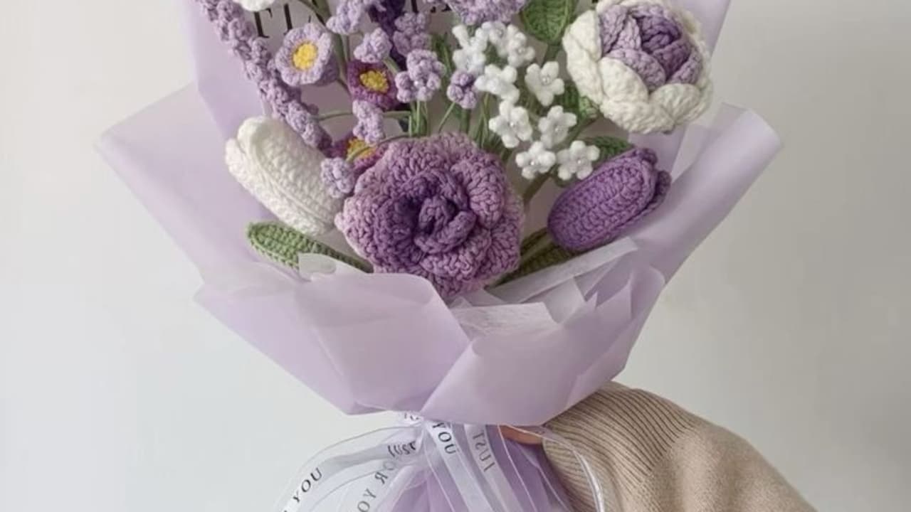 Handmade crochet flower bouquets that add lasting, thoughtful gifts for every occasion