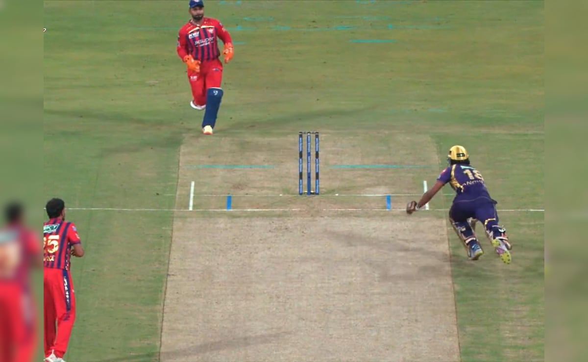 LSG vs KKR IPL 2026: अंगकृष रघुवंशी आउट या नॉट आउट? अंपायर ने दिया ऑब्स्ट्रक्टिंग द फ़ील्ड, फैसले से मचा बवाल