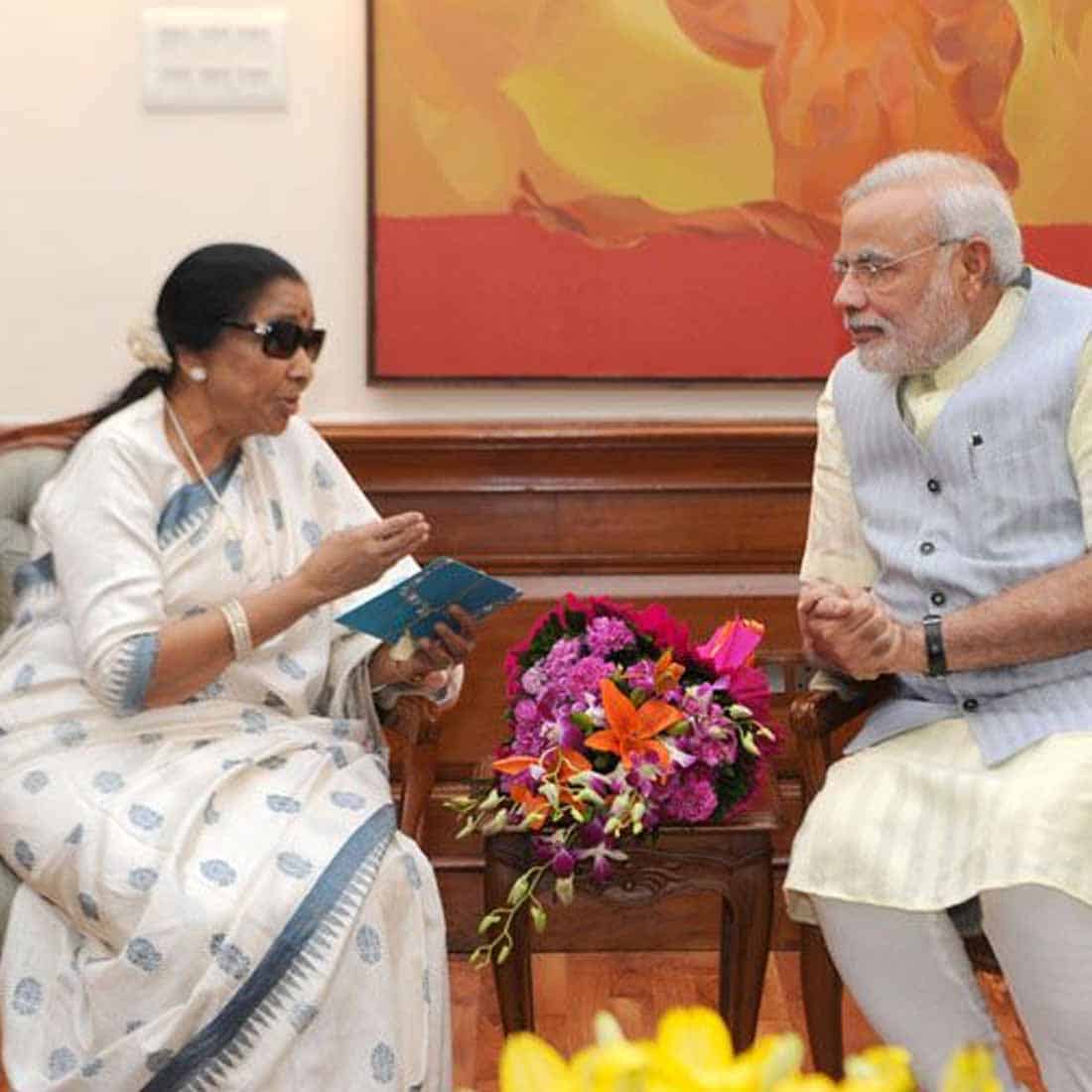 "Deeply Concerned": PM Modi Reacts To Asha Bhosle's Hospitalisation