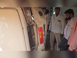 SDM की कार अनियंत्रित होकर पलटी, दुकान में जा घुसी; तीन लोगों को आई चोटें