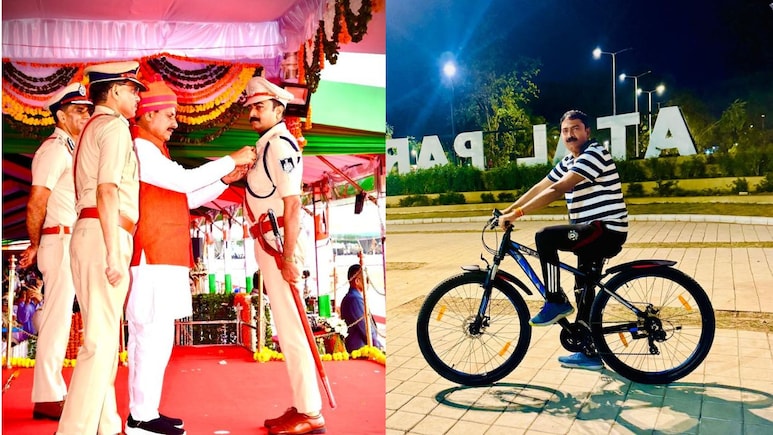 Success Story: गाड़ी के बजाए साइकिल से पहुंचते हैं ऑफिस, सादगी है इनकी पहचान... जानिए सागर के SP दिनेश कौशल की कहानी