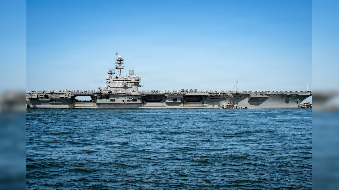Third US Aircraft Carrier Heads To Mideast As Iran War Continues