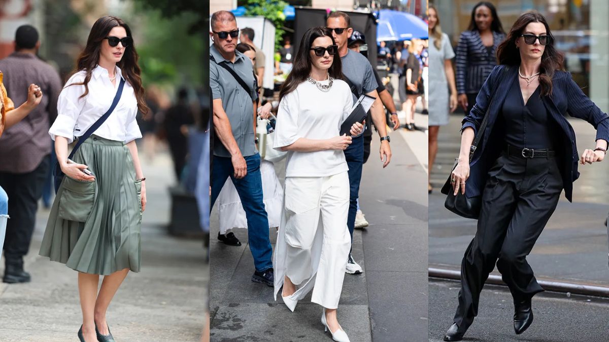 Anne Hathaway in Devil Wears Prada 2 Anne Hathaway in Devil Wears Prada 2