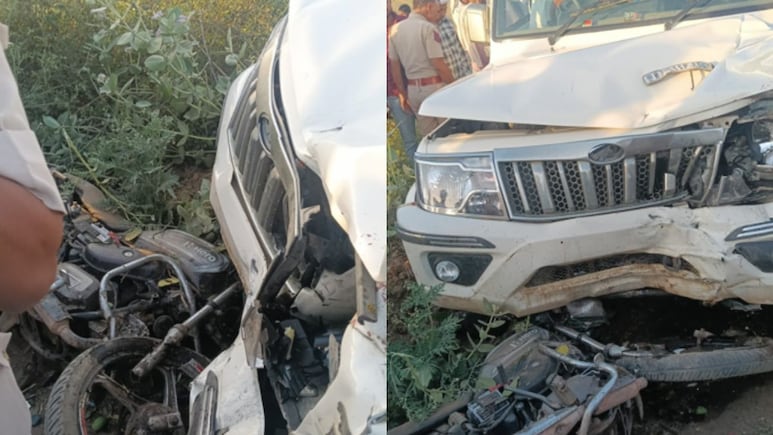 धौलपुर में भीषण सड़क हादसा, बाइक सवार मां-बेटा और ताई की मौत