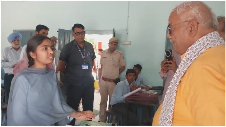 राजस्थान के शिक्षा मंत्री ने 7वीं की छात्रा से पूछा 'संविधान' पर सवाल, जवाब सुनकर दी शाबाशी; अफसरों की लगी क्लास