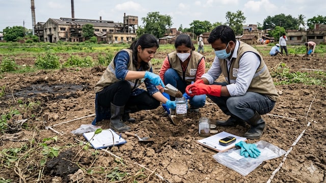 Lead levels have become dangerously high in the soil samples in 4 Indian states