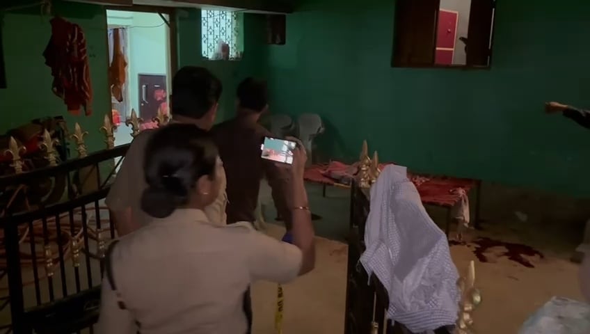 Bilaspur Crime News: घटना स्थल पर पुलिस की टीम