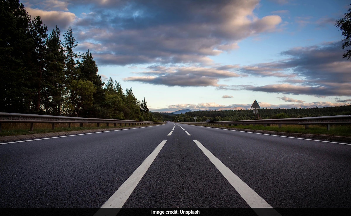 White Wine Flows Down On Road After Double Lorry Crash In UK