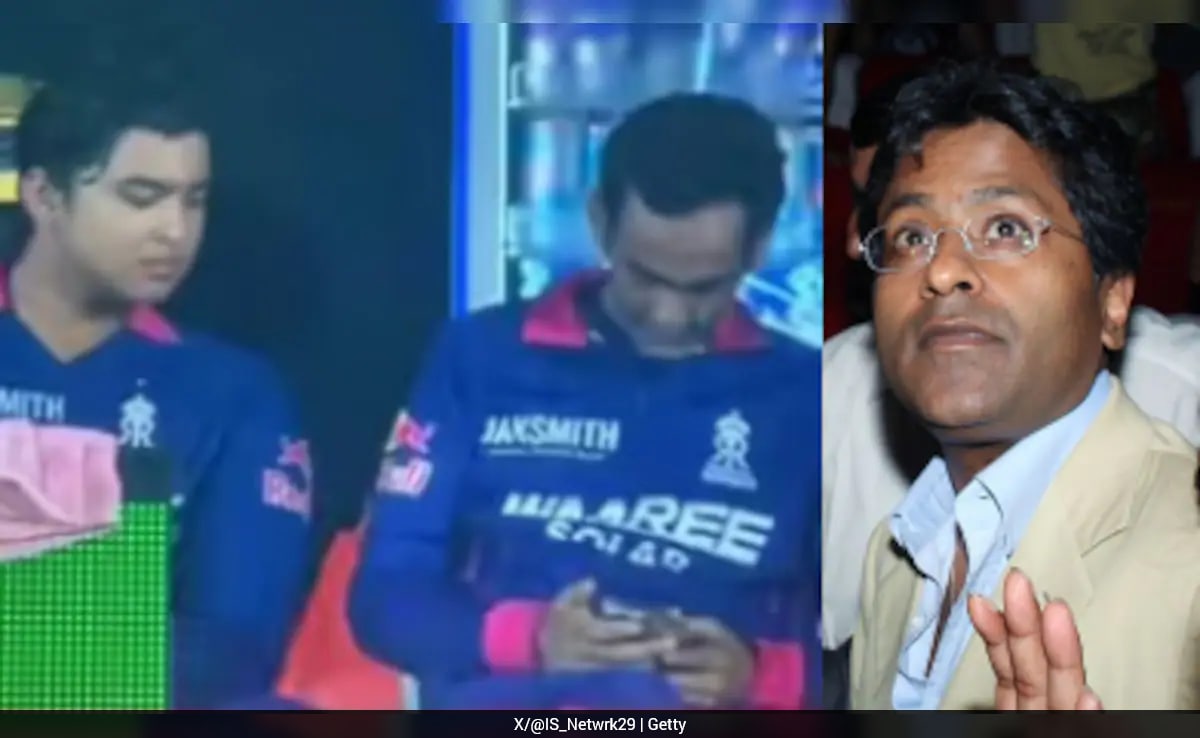 IPL में बवाल, डगआउट में फोन चलाते दिखे RR के मैनेजर, ललित मोदी ने उठाया सवाल