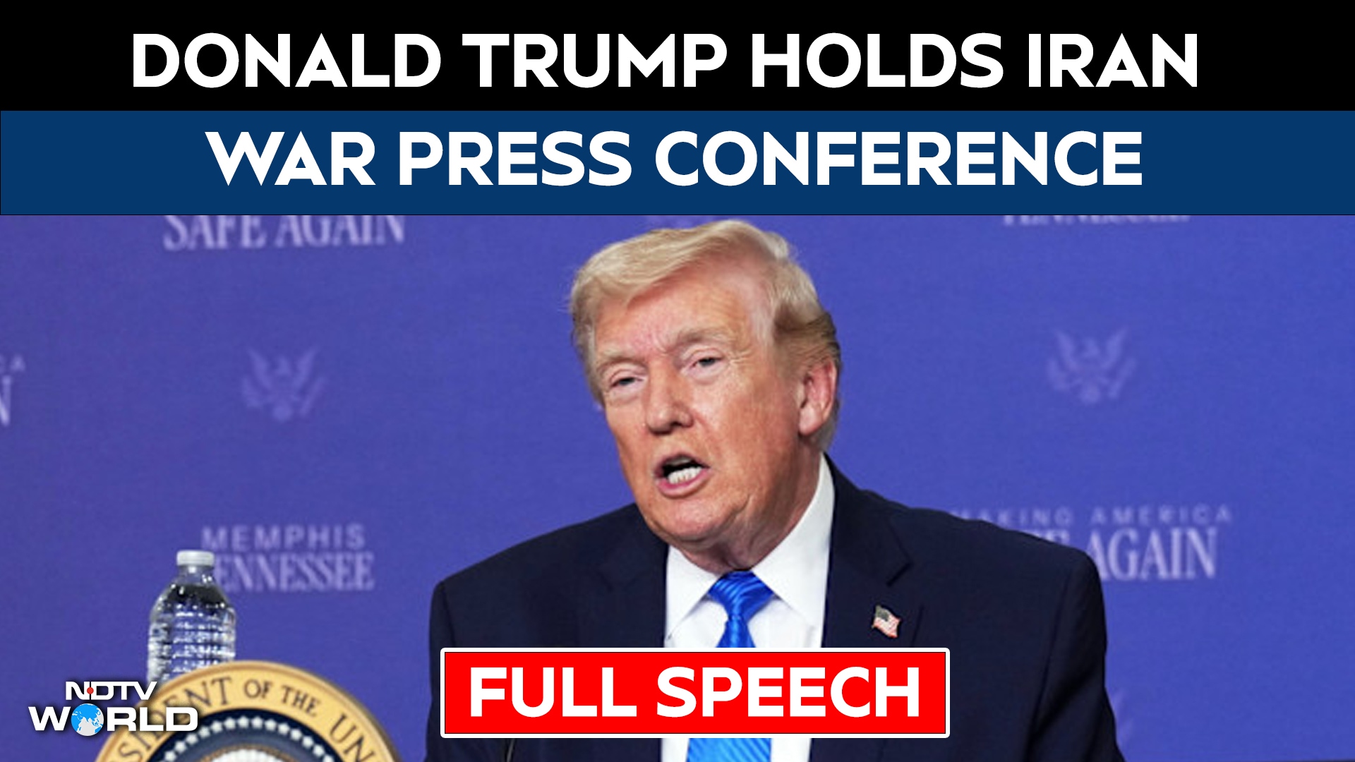Trump Holds Iran War Press Conference: Rescue Mission Details, Threats & Deadline