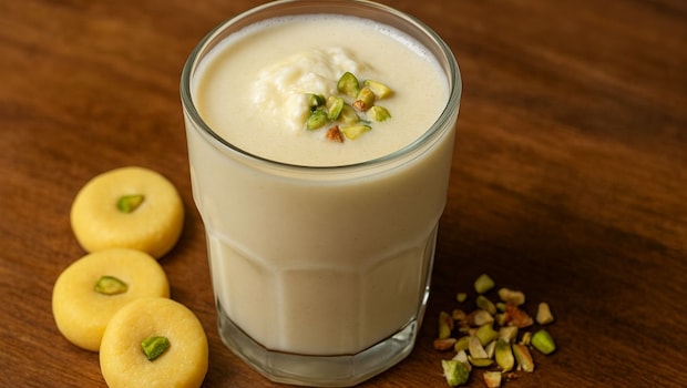 This Peda Lassi Recipe Combines Dessert And Drink In One Glass