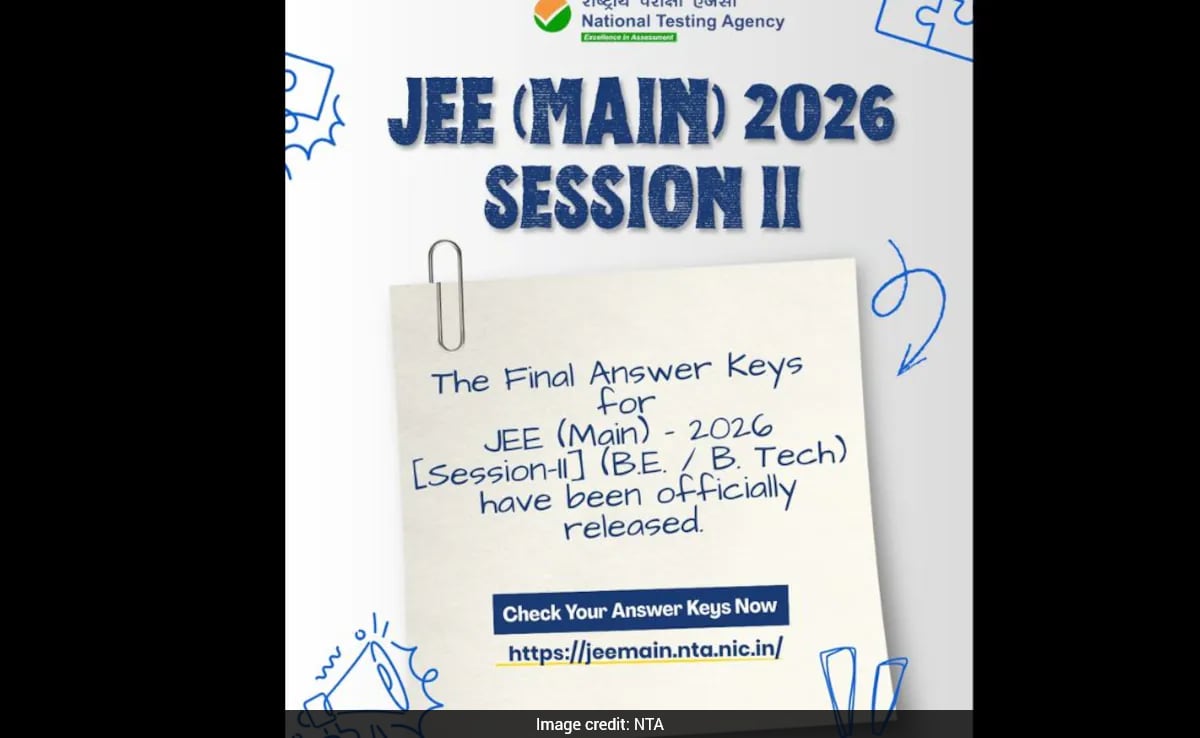 Chandigarh's Arush Singhal Tops JEE Main 2026 Session 2; 26 Students Secure 100 Percentile