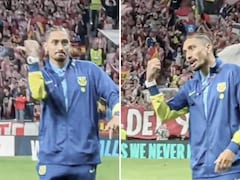 Youre Going Home Next Round: Injured Raphinha Caught Fuming At Atletico Madrid Fans After Barcelonas Champions League Exit