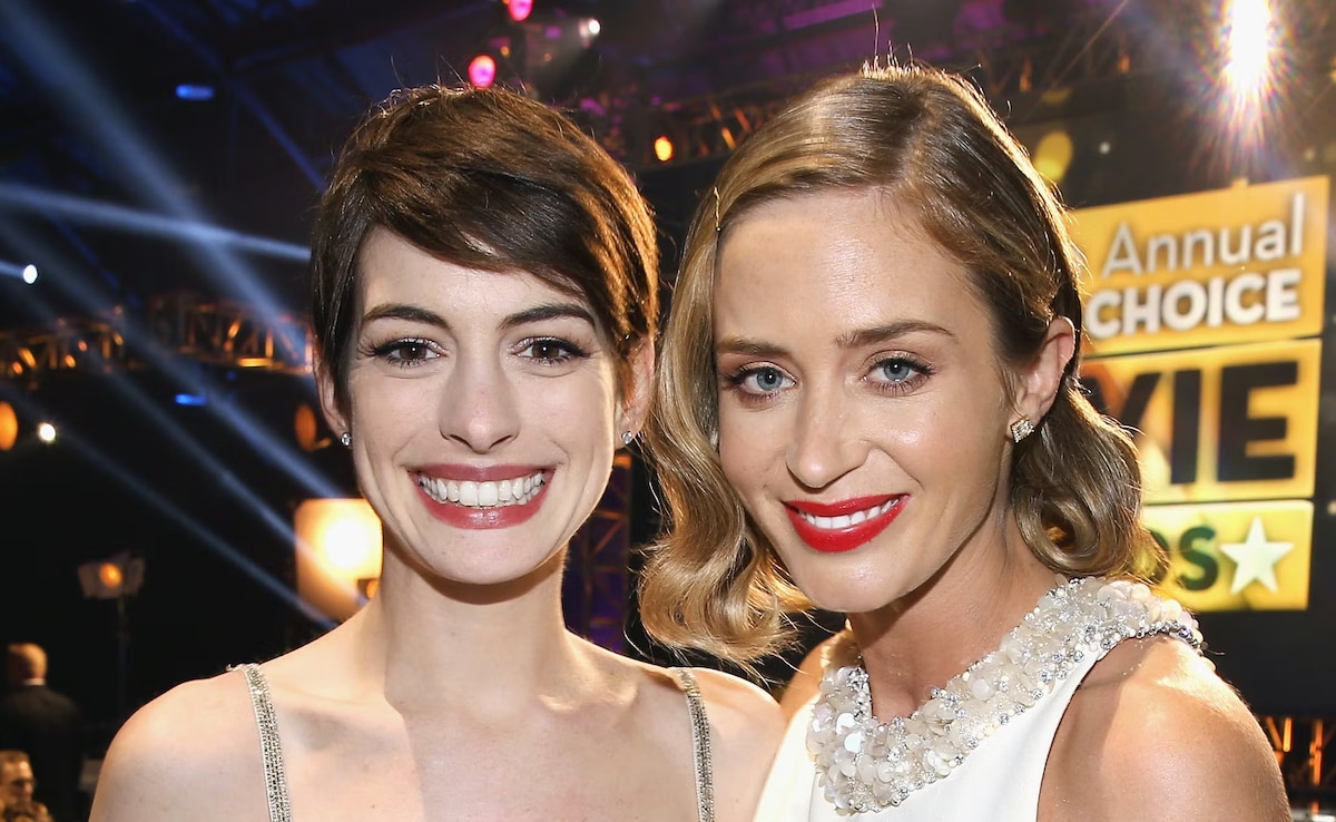 Emily Blunt On Reuniting With Anne Hathaway In Devil Wears Prada 2: "I Love Working With Her"