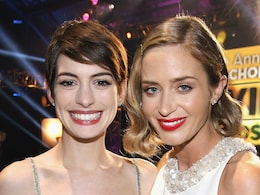 Emily Blunt On Reuniting With Anne Hathaway In <i>Devil Wears Prada 2</i>: "I Love Working With Her"