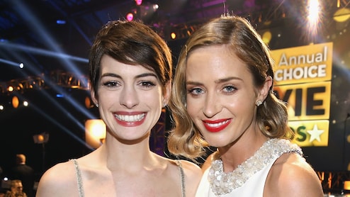 Emily Blunt On Reuniting With Anne Hathaway In Devil Wears Prada 2: "I Love Working With Her"