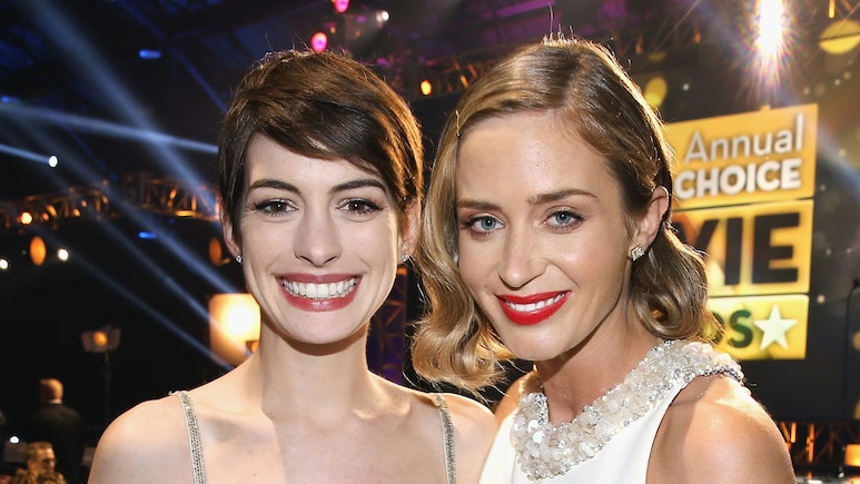 Emily Blunt On Reuniting With Anne Hathaway In <i>Devil Wears Prada 2</i>: "I Love Working With Her"