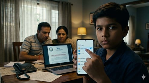 Cyber Fraud: मोबाईल 'फ्लायड मोड' टाकून आई-वडिलांना डिजिटल अरेस्टमधून वाचवलं! छोट्या चिन्मयची देशभर चर्चा