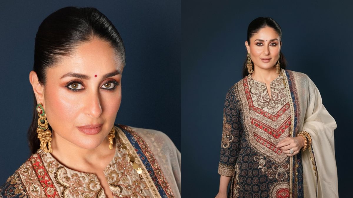 Kareena Kapoor Channels Royalty In A Rs 98,000 Kurta Set