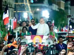 Thousands Greet Amit Shah At Big Chennai Rally For Tamilisai Soundararajan