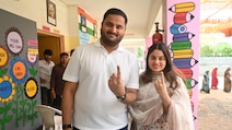 Gujarat Local Body Polls: Adani Airport Director Jeet Adani, Wife Cast Vote