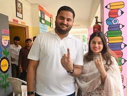 Gujarat Local Body Polls: Adani Airport Director Jeet Adani, Wife Cast Vote