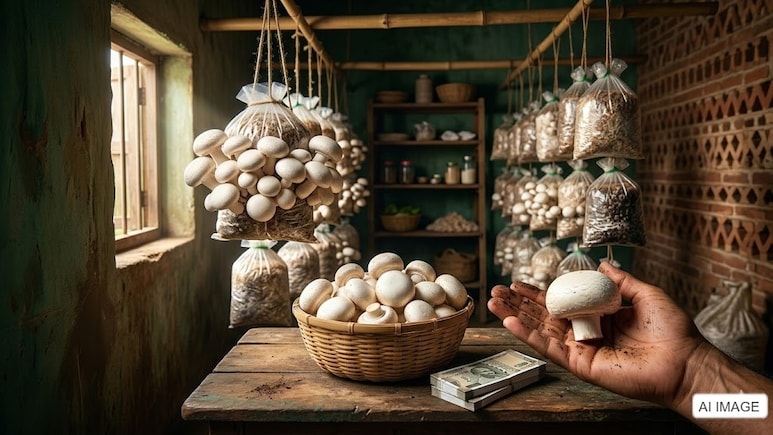 Business Idea: घर के खाली कमरे में उगाइए 'सफेद सोना'! शुरू करें मशरूम की खेती, हर महीने होगी ₹1 लाख तक की कमाई