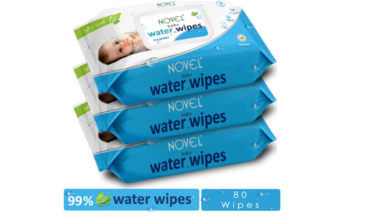 Click to buy NOVEL Baby 99% Water Wipes (240 Wipes)