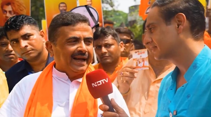 177+ सीटों के साथ बीजेपी बंगाल में आ रही है... NDTV के 'वॉक द टॉक' प्रोग्राम में बोले सुवेंदु अधिकारी