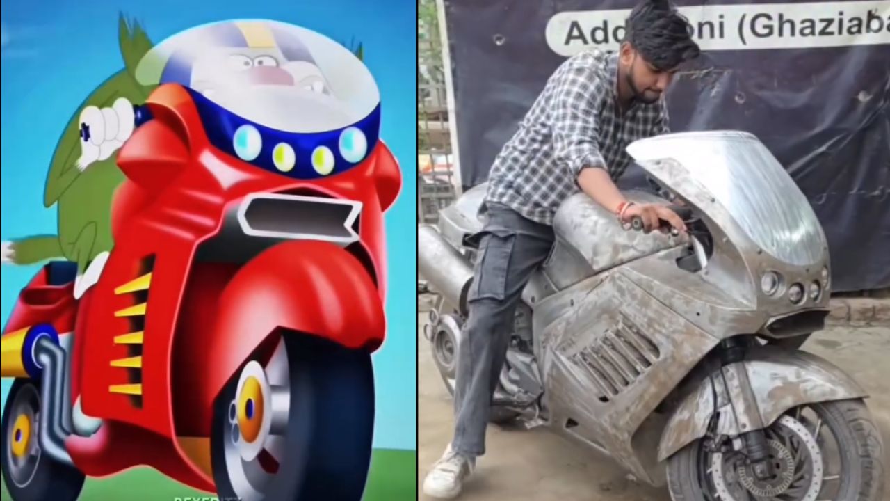 Oggy & The Cockroaches' David Putra Bike Comes To Life, Based On Dominar