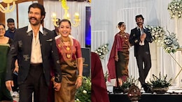 Vijay-Rashmika Pick Black Suit, Silk And Glittery Gold For Kodagu Reception