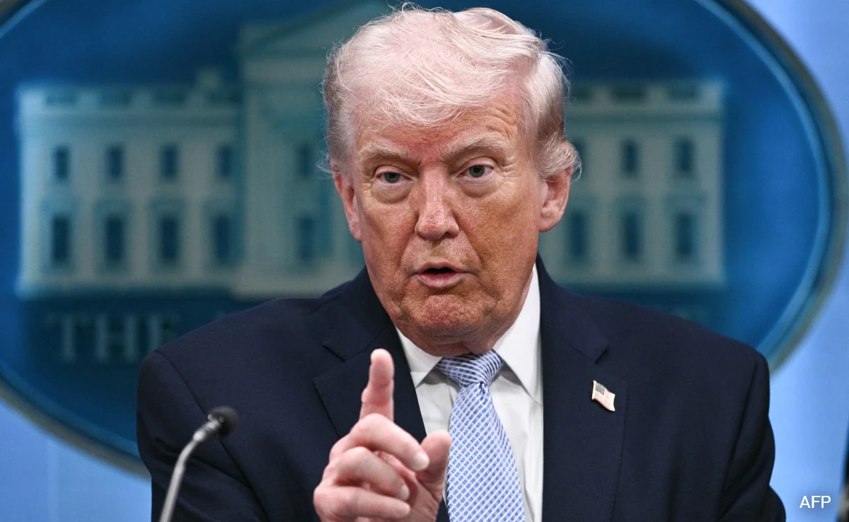 "Don't Care About Critics": Trump On Expletive-Laded Post Against Iran