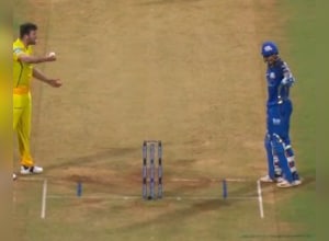 Watch: Tilak Varma Gets Into Heated Spat With CSK Star, Umpires Forced To Intervene