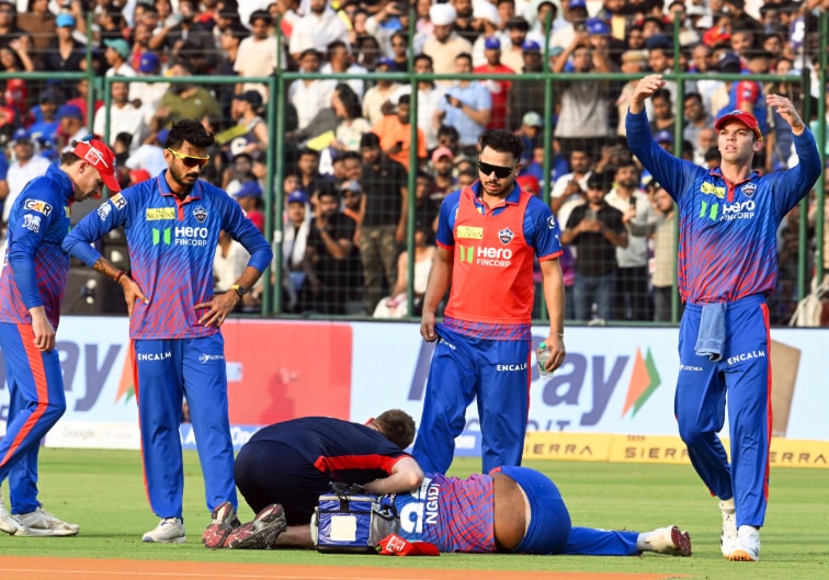 IPL's Official Update On Lungi Ngidi After Nasty Fall During DC vs PBKS IPL 2026 Match