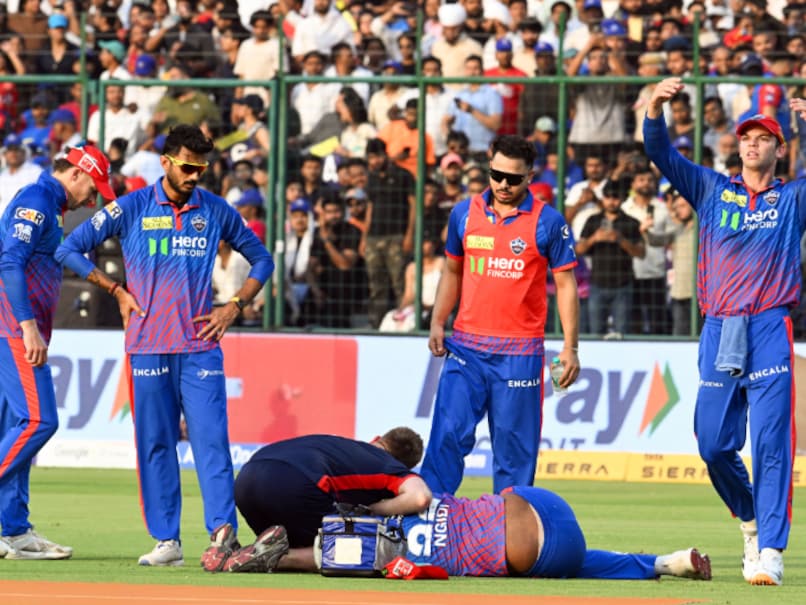 IPL's Official Update On Lungi Ngidi After Nasty Fall During DC vs PBKS IPL 2026 Match