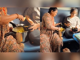 Watch: Mom Boards Overnight Train With A Cooker Full Of Home-Cooked Food