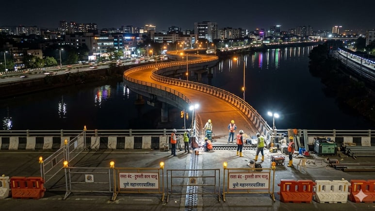 Pune News: पुणेकरांचा मोठा खोळंबा! शहरातील अत्यंत महत्त्वाचा पूल 1 महिना बंद; प्रवासाआधी 'हे' वाचा