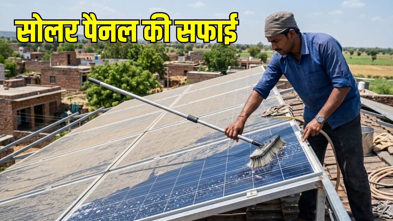 Solar Panel Cleaning: धूल के कारण घटने लगी सोलर पैनल की पावर? ऐसे करें सफाई, जान लें आसान तरीका