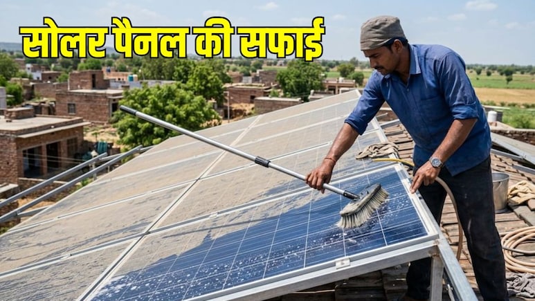 Solar Panel Cleaning: धूल के कारण घटने लगी सोलर पैनल की पावर? ऐसे करें सफाई, जान लें आसान तरीका