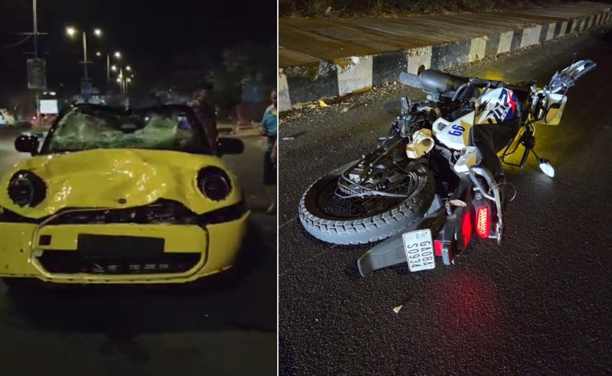 Businessman' Son Crashes Mini Cooper Into Bike, Goa Hotel Employee Killed Businessman' Son Crashes Mini Cooper Into Bike, Goa Hotel Employee Killed