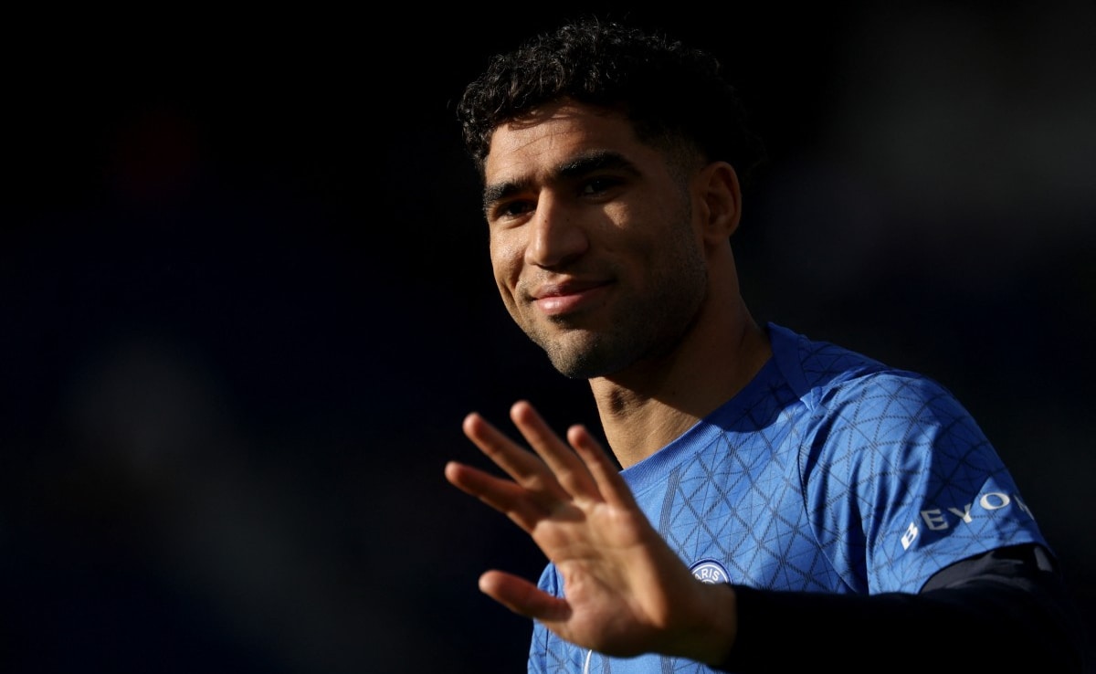 PSG Blow As Achraf Hakimi Ruled Out Of Champions League Semi-Final Return