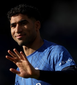 PSG Blow As Achraf Hakimi Ruled Out Of Champions League Semi-Final Return