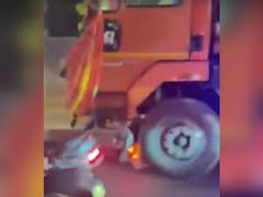 Woman Killed, Husband Injured After Scooty Dragged Under Truck For 1 Km