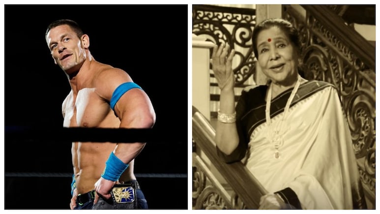 'Totally Unexpected': John Cena's Tribute For Asha Bhosle On Instagram Leaves Fans Surprised &mdash; Check Post